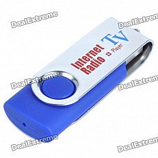 Compact USB Worldwide Internet TV/Radio/Games/MTV/Movie Player Dongle - Blue Compact USB Worldwide Internet TV/Radio/Games/MTV/Movie Player Dongle - Blue