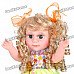 Cute Doll with Skirt & Curly Hair (Simulation Skin)