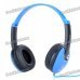 Hi-Fi Stereo Headset with Microphone and Volume Control - Black + Blue (200CM Cable) Hi-Fi Stereo Headset with Microphone and Volume Control - Black + Blue (200CM Cable)