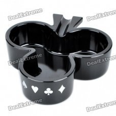 Unique Poker Suit Style Melamine Ashtray - Club
