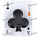 Unique Poker Suit Style Melamine Ashtray - Club