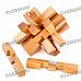 Wooden 14-Piece Lock Puzzle Brain Teaser IQ Toy