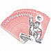 Chairman Mao Pattern Paper Playing Poker Cards - Culture Revolution Engraving