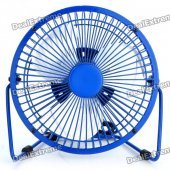 6" Metal USB Powered Cooling Fan (Random Color)