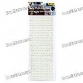 Charming DIY Pearl Sticker for Car/Cell Phone/PSP/Camera/MP3/MP4 - White (598 Piece/Sheet)