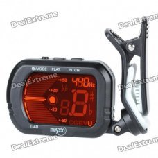 Universal Clip Tuner for Guitar (1 x CR2032) Universal Clip Tuner for Guitar (1 x CR2032)