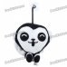 Cute Short Plush White and Black Monkey Doll Toy