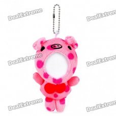 Cute Short Plush Pig Doll Toy Photo Frame