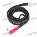 3.5mm Male to 2 RCA Male Audio Cable (180CM-Length) 3.5mm Male to 2 RCA Male Audio Cable (180CM-Length)