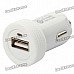 Universal 2000mA USB Car Charger Adapter for Digital Devices - White (12~24V) Universal 2000mA USB Car Charger Adapter for Digital Devices - White (12~24V)