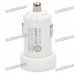 Universal 1000mA USB Car Charger Adapter for Digital Devices - White (12~24V) Universal 1000mA USB Car Charger Adapter for Digital Devices - White (12~24V)