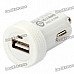 Universal 1000mA USB Car Charger Adapter for Digital Devices - White (12~24V) Universal 1000mA USB Car Charger Adapter for Digital Devices - White (12~24V)
