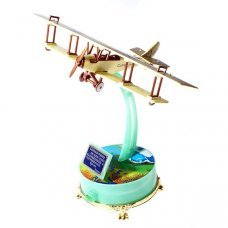 Curtiss JN-4 1916 Model Fighter Plane Butane Lighter