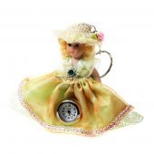 Cute Wedding Dress Doll with Clock (Green)