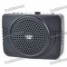 Compact Rechargeable Voice Amplifier with FM/USB/SD - Black Compact Rechargeable Voice Amplifier with FM/USB/SD - Black