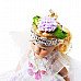 Cute Angel Princess Doll with Clock (White)