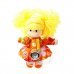 Cute Blast Hair Doll with Clock (Orange)