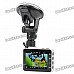1080P 3MP Wide Angle Car DVR Camcorder w/ HDMI/TF Slot (2.6" TFT LCD)