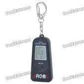 AROMA 0.8" LCD Chromatic Tuner Keychain (1 x CR2032)