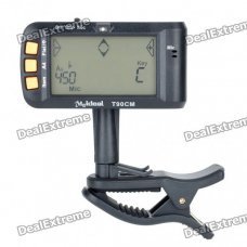 1.9" LCD Universal Tone Tuner with Clip Mic for Guitar/Bass/Violin/Mandolin (1xCR2032) 1.9" LCD Universal Tone Tuner with Clip Mic for Guitar/Bass/Violin/Mandolin (1xCR2032)