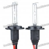 H7 35W 3200-Lumen 6000K Xenon HID White Headlamps for Car (Pair/12V)