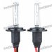 H7 35W 3200-Lumen 6000K Xenon HID White Headlamps for Car (Pair/12V)