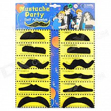 Stylish Costume Artificial Mustache (Assorted 12-PCS) Stylish Costume Artificial Mustache (Assorted 12-PCS)