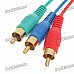 HDMI to 3 RCA Video Component Cable (1.5M-Length) HDMI to 3 RCA Video Component Cable (1.5M-Length)