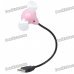 USB Flexible Neck Cooling Fan - Pink