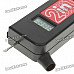 0.84" LCD 2-in-1 Digital Tire Pressure Gauge Tread Depth Measurer - Black (1 x CR2032)