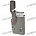 Vintage Zinc Alloy Windproof Butane Lighter - Dark Gray Vintage Zinc Alloy Windproof Butane Lighter - Dark Gray