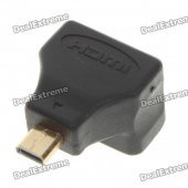 Gold Plated HDMI A-Type Female to HDMI D-Type Male Vertical Adapter/Converter