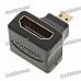 Gold Plated HDMI A-Type Female to HDMI D-Type Male Vertical Adapter/Converter