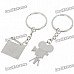Zinc Alloy Lovers Keychains (Movie/Film Action Board & Camera / 2-Piece Set)