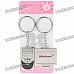 Zinc Alloy Lovers Keychains (Host Computer & Display Screen / 2-Piece Set)
