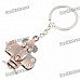 Cute Metal Alloy Plane Keychain - Cinnamon