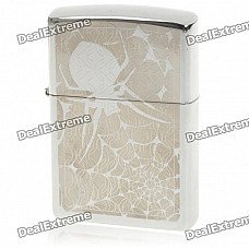 Genuine Zippo Copper Fuel Lighter - Spider Web