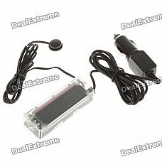 2.5" LCD Car Cigarette Lighter Powered Digital Inside and Outside Thermometer - Transparent 2.5" LCD Car Cigarette Lighter Powered Digital Inside and Outside Thermometer - Transparent