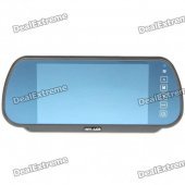 Universal 7" TFT LCD Rearview Mirror Monitor with Remote Controller