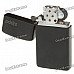 Genuine Slim Zippo Copper Fuel Fluid Lighter - Black