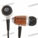 KANEN In-Ear Earphone w/ Microphone + Volume Control + Clip - Black (3.5mm Jack / 120cm-Cable) KANEN In-Ear Earphone w/ Microphone + Volume Control + Clip - Black (3.5mm Jack / 120cm-Cable)