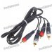 Genuine PowerSync 2 x RCA Male to Male Connection Cable (1.8M-Length)