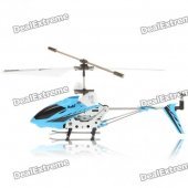 M3 USB Rechargeable Wireless Remote Control 3.5-CH Helicopter with Gyroscope - Blue (IR Remote)