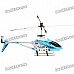 M3 USB Rechargeable Wireless Remote Control 3.5-CH Helicopter with Gyroscope - Blue (IR Remote) M3 USB Rechargeable Wireless Remote Control 3.5-CH Helicopter with Gyroscope - Blue (IR Remote)