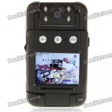 3MP Wide Angle Digital Car Mini DVR Camcorder w/ 4-IR Night Vision/TF/AV-Out (2.0" LTPS)
