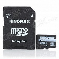 Genuine Kingmax Micro SD/TransFlash Card with SD Card Adapter (32GB/Class 10) Genuine Kingmax Micro SD/TransFlash Card with SD Card Adapter (32GB/Class 10)