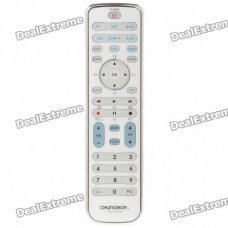 Universal Remote Controller for TV/DVD/SAT/CBL - White (2 x AAA)