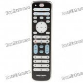 Universal Remote Controller for TV/DVD/SAT/CBL - Black (2 x AAA)