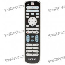 Universal Remote Controller for TV/DVD/SAT/CBL - Black (2 x AAA)