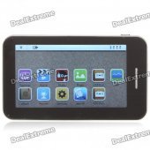 4.3" Touch Screen MP5 Media Player with FM/TF/TV-Out - Black (4GB)